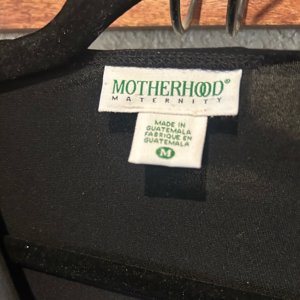 Motherhood Maternity Women's Black Wrap Top - Picture 4 of 7